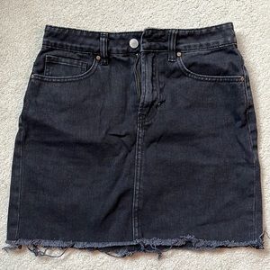 Pacsun black denim skirt